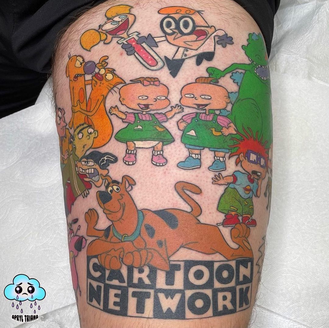 Cartoon Tattoos  bring out the kid in me