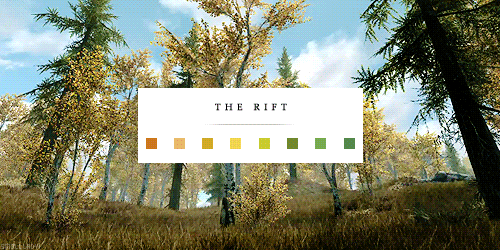 smalllady:skyrim + color palettes (part 2)