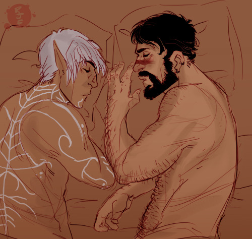 starfleetspectre:  ah shit i forgot to put the request thingy oh well it was fenris/hawke self explanatory