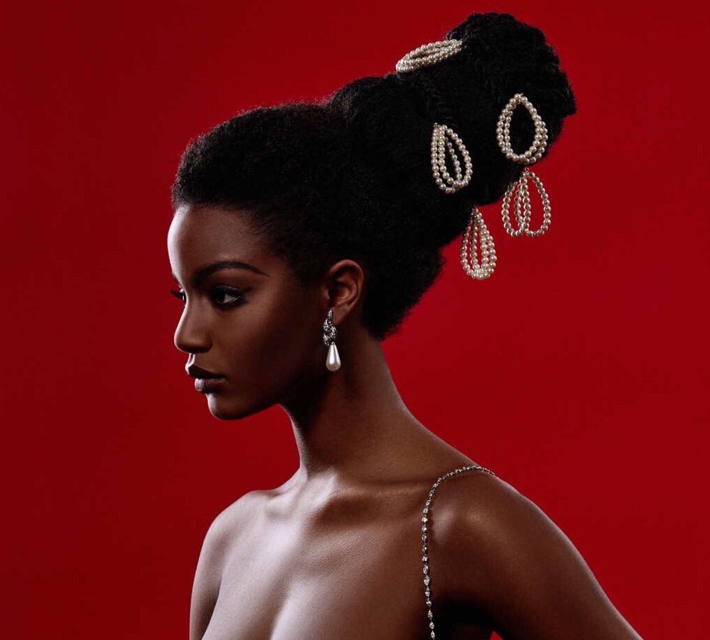femmequeens: Model and activist Ebonee Davis models iconic looks from Donyale Luna,
