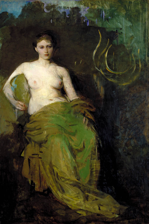 Abbott Handerson Thayer - Half Draped Figure