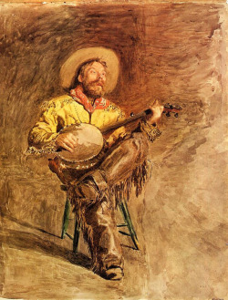 Cowboy Singing, Thomas Eakins