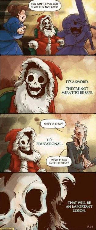 cisnowflake:loloftheday:Bad santaThis is my favorite Christmas comic
