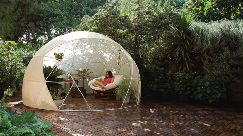 timetravelingowl:archatlas:Garden IglooGarden Igloo is both weatherproof and rust resistant, 100% re