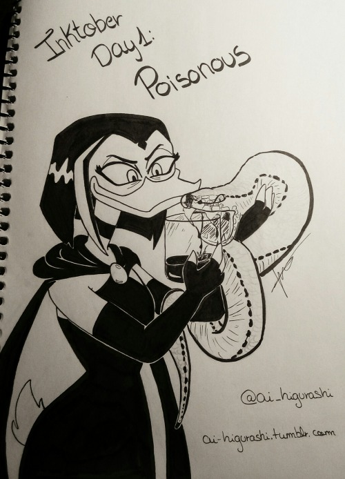Inktober Day 1: Poisonous