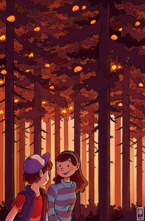 XXX i-miha:  Gravity Falls collab with l-a-l-o-u! photo