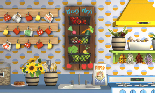 Objects by SimLaughLove &amp; Nolan-Sims from the Cottage Garden PTS pack. Included are the