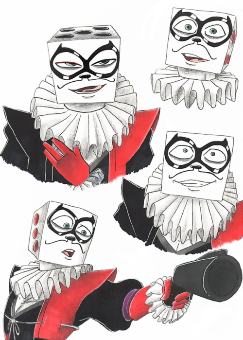 Here's King Dice With Harley Quinn's Dress In Batman Ninja.