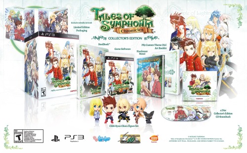 abyssalchronicles:Here are the confirmed contents of the Tales of Symphonia Chronicles Collector’s E