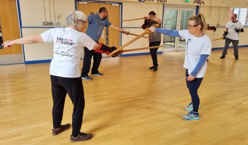 The Leeds Chinese Swordsmanship Seminar is always well attended, and everyone gets into free swordpl