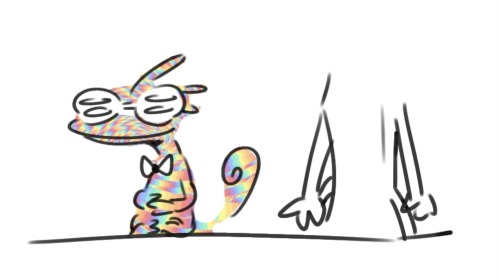 So A Headcanon I Had With @clippyzippy , Randall Went Crazy With Colors In 4th Grades Graduation Party