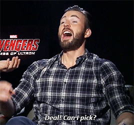 beardedchrisevans: What are we wagering? 