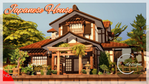 NEW! Japanese House + Japanese Duo Cubes2 Residential Lots / No CCYou need: Only Snowy EscapeDownloa