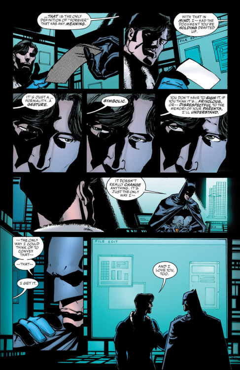 beckw1n: Gotham Knights v1 #17 Bruce Wayne adopts Dick Grayson,