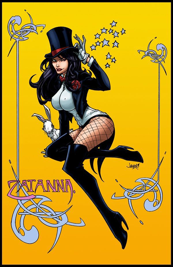 bear1na:Catwoman and Zatanna by Jonboy Meyers, colours by LogicFun *