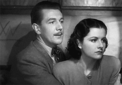 Michael Redgrave and Margaret Lockwood in The Lady Vanishes (Alfred Hitchcock, 1938)