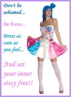 mysissycaptions:  Set YOUR inner sissy free!!