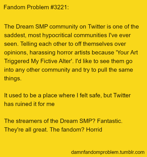 The Dream SMP community on Twitter is one of the saddest, most hypocritical communities I&rsquo;