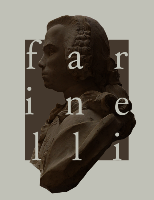 Carlo Broschi, known as Farinelli, born 315 years ago