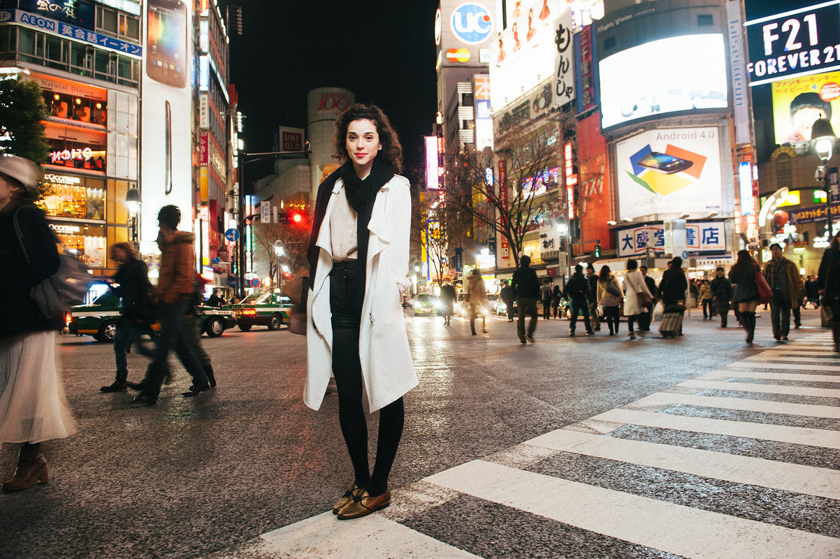 thebookofrivers:  St. Vincent in Tokyo by Danny North Source