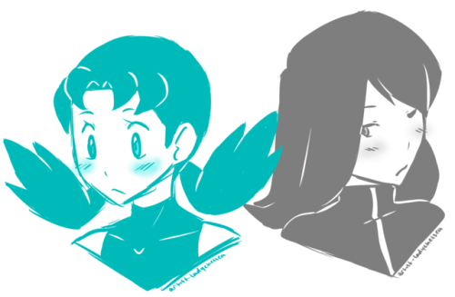 artist-ladychelsea:a girl and her pretty boyfriend