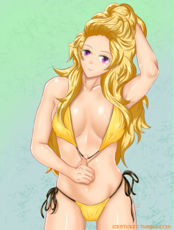 Late Summer YangStarted this back when I was studying a style with more realistic body builds. The face is a little off, it kind of bugs me. This has been sitting in my folder for a couple of months and I was originally going to scrap it when I thought