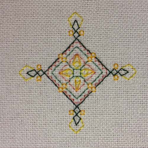 redowlkitchen: My weekend blackwork project start to finish!