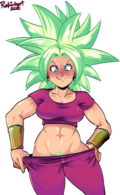 radlionheart:Kefla Sweatin’ and checkin’ to see if it’s true what they say about Super Saiyans and p