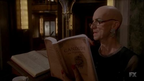 Candide by Voltaire in American Horror Story (5x05)