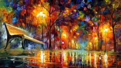 menwomenstories:  RT @Art_Afremov: LOST LOVE - PALETTE KNIFE Oil Painting On Canvas - Size 36&quot;x20&quot;https://t.co/4egzNsAr77 https://t.co/aFP5xLudY6