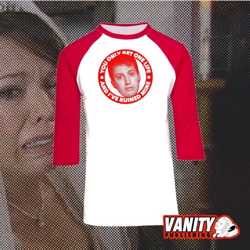 The “You only get one life…” baseball shirt! Let them know you blew it with Mark 