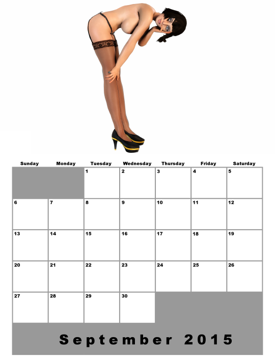 Curvy Calendar - September 2015