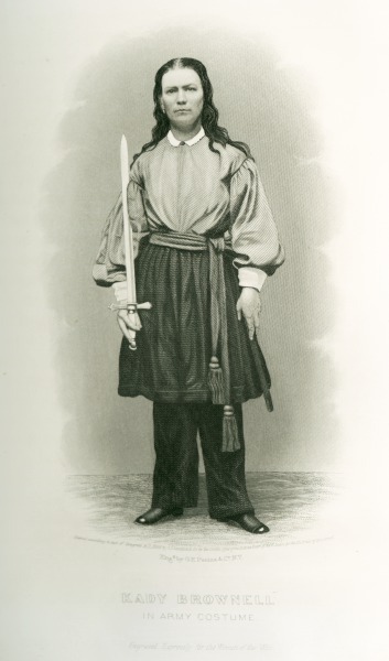 newberrylibrary:Kady Brownell, pictured above, was one of 250 women who fought in the Civil War.Brow