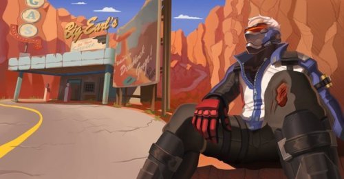 Soldier 76 by Scrappex“Get off my Lawn” , huge piece of work :>Submitted to us from