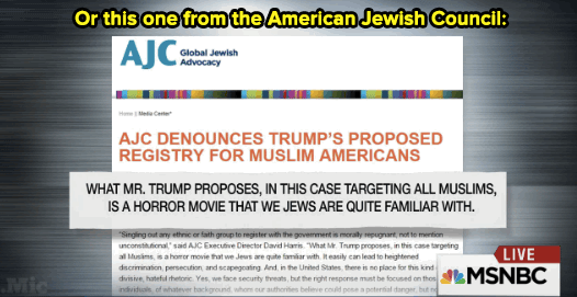 micdotcom:Watch: Maddow compiled all of Trump’s Muslim database comments and it’s truly horrifying.