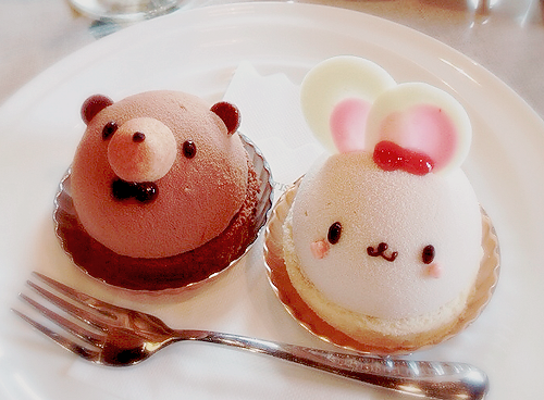 andhike:  [Food] Bear And Bunny | via Tumblr on We Heart It. weheartit.com/entry/90132704?utm