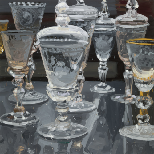 thunderstruck9:Jan De Vliegher (Belgian, b. 1964), Glass 3, 2014. Oil on canvas, 200 x 200 cm.via ro