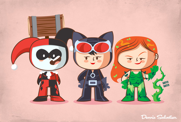 herochan:  Super BFF Series Created by Dennis Salvatier