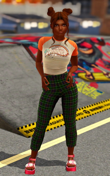 sugar-sugarsims: Fawn Leblanc. 28. Married. Mother. Loves the 60s and 70s vibes and fashion.