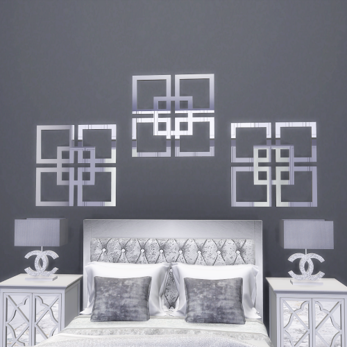 xplatinumxluxexsimsx:xplatinumxluxexsimsx: Squarely There Decorative Wall MirrorDOWNLOAD *Patreon ea