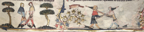 larsdatter:People on stilts: a selection of marginal illustrations from 13th and 14th century manusc