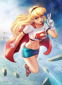 Supergirl Patreon Print special by reiq 