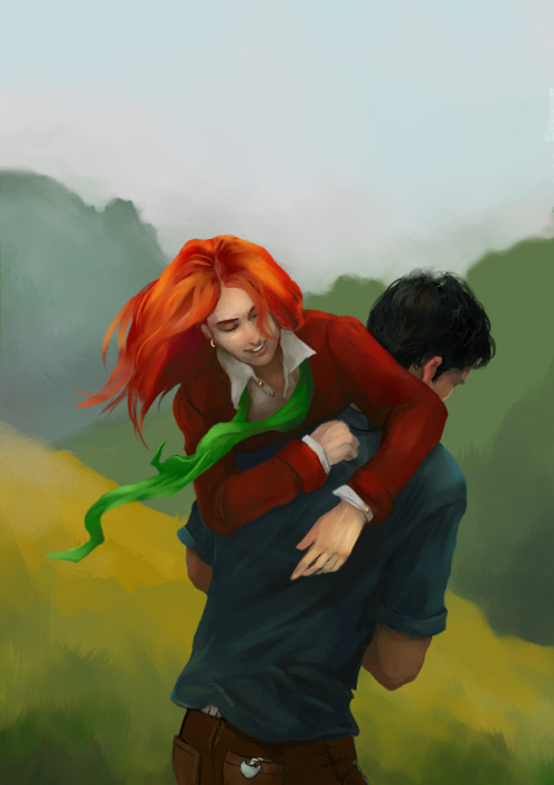 Elliot and Ash ^____^They’re from the marvelous game «Stardew valley» *****po