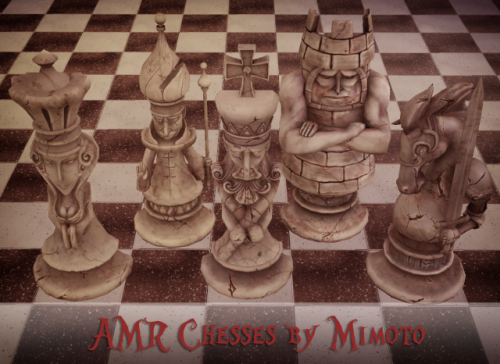 Alice Madness Returns: ChessOriginal by SadepaivaThis set include:  king, Queen, rook, Bishop, 