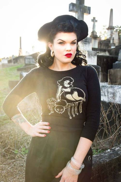 snootyfoxfashion:Retro Style Halloween Tops from MischiefMadeMex / x / x / xx / x / x / x