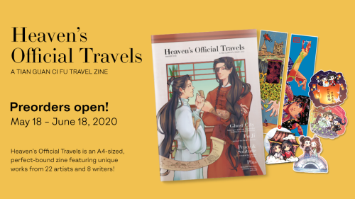 orogenese: heavensofficialtravels: Heaven’s Official Travels - A TGCF P4P Zine - Preorders Ope