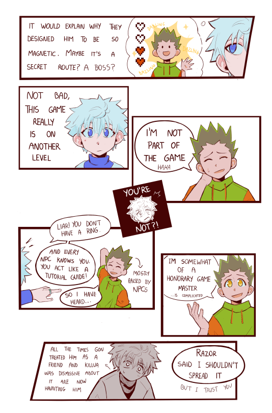 AU Where Gon Was Raised On Greed Island Instead Of Whale Island.