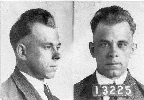 vintagechampagnefever:John Dillinger mugshot