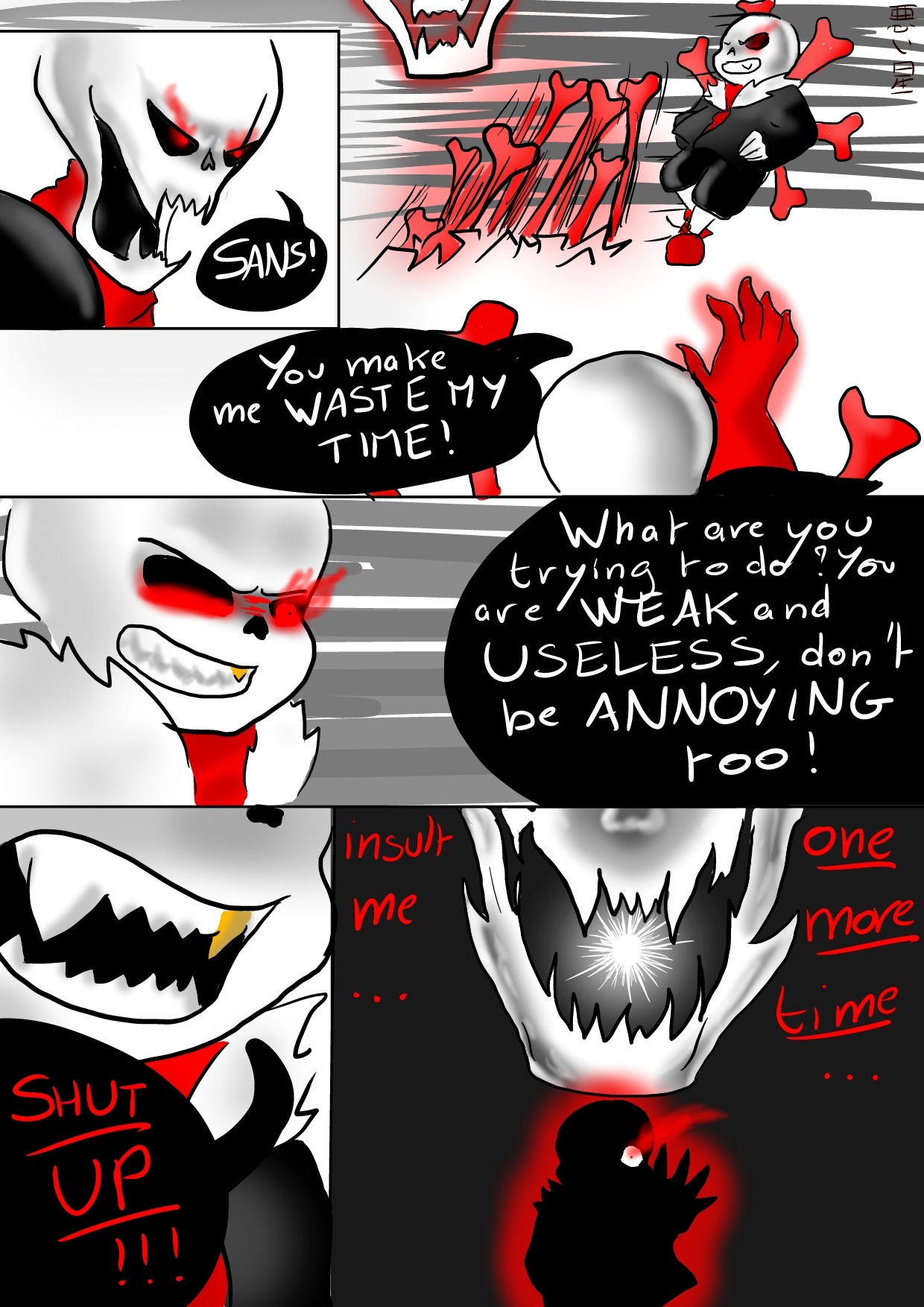 This was the first time i did Fell Bros #underfell #underfell #underfe