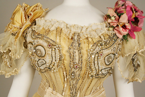 Duval and Eagan evening dress,  c. 1889
